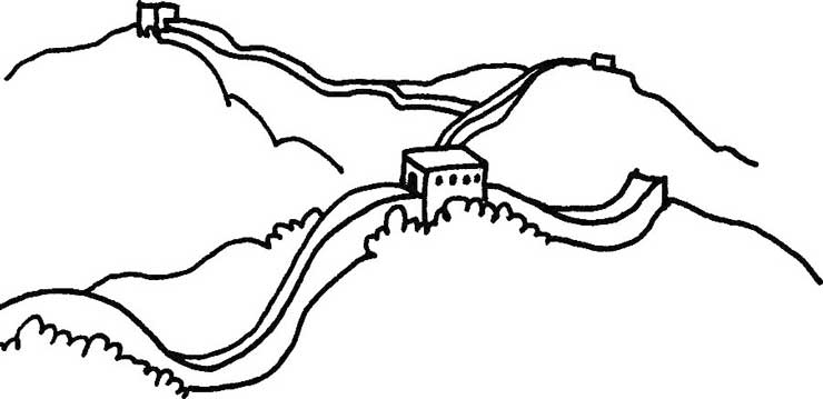 长城简笔画