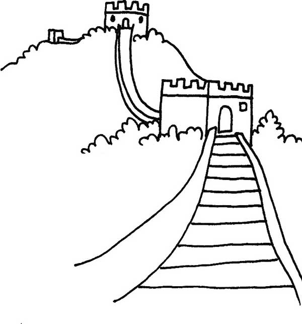 长城简笔画