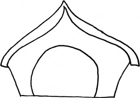 卡通房子简笔画