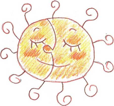 太阳简笔画