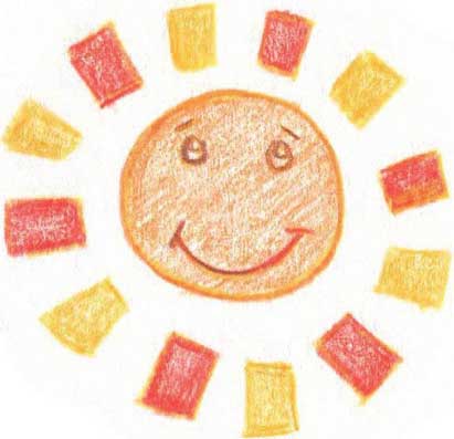 太阳简笔画