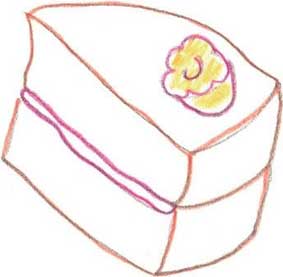 蛋糕简笔画