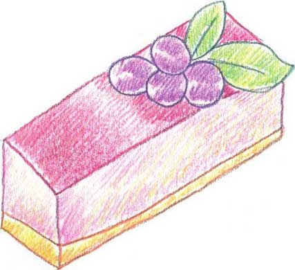 蛋糕简笔画