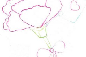 康乃馨简笔画