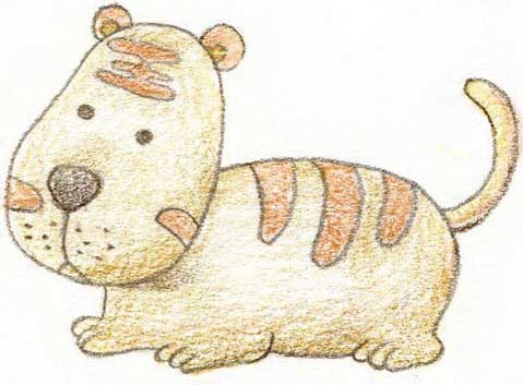 老虎简笔画