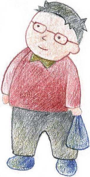 爸爸简笔画