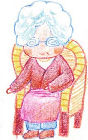 奶奶简笔画