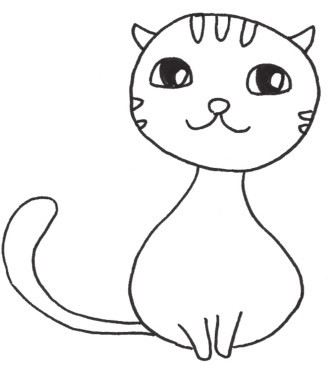 猫咪简笔画