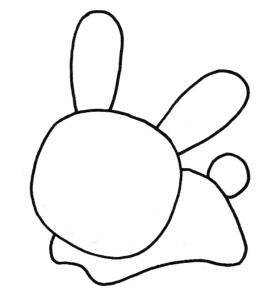 小兔子简笔画