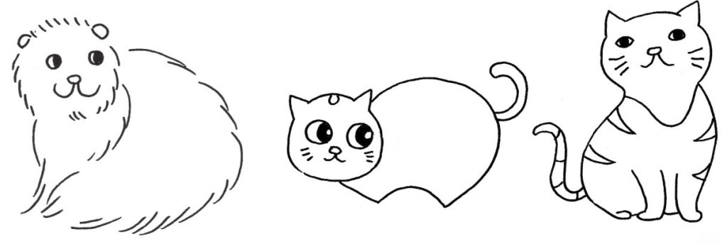 猫咪简笔画