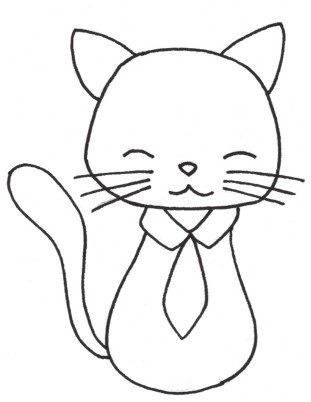 猫咪简笔画