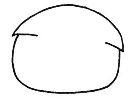 折耳猫简笔画