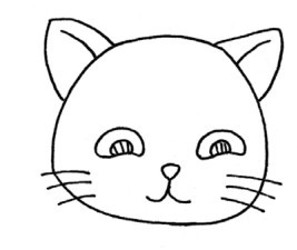 猫咪简笔画