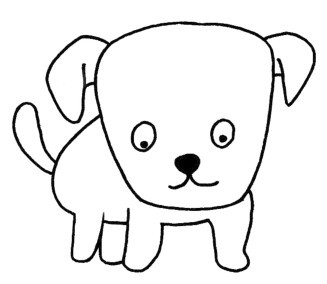 狗狗简笔画