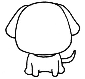 狗狗简笔画