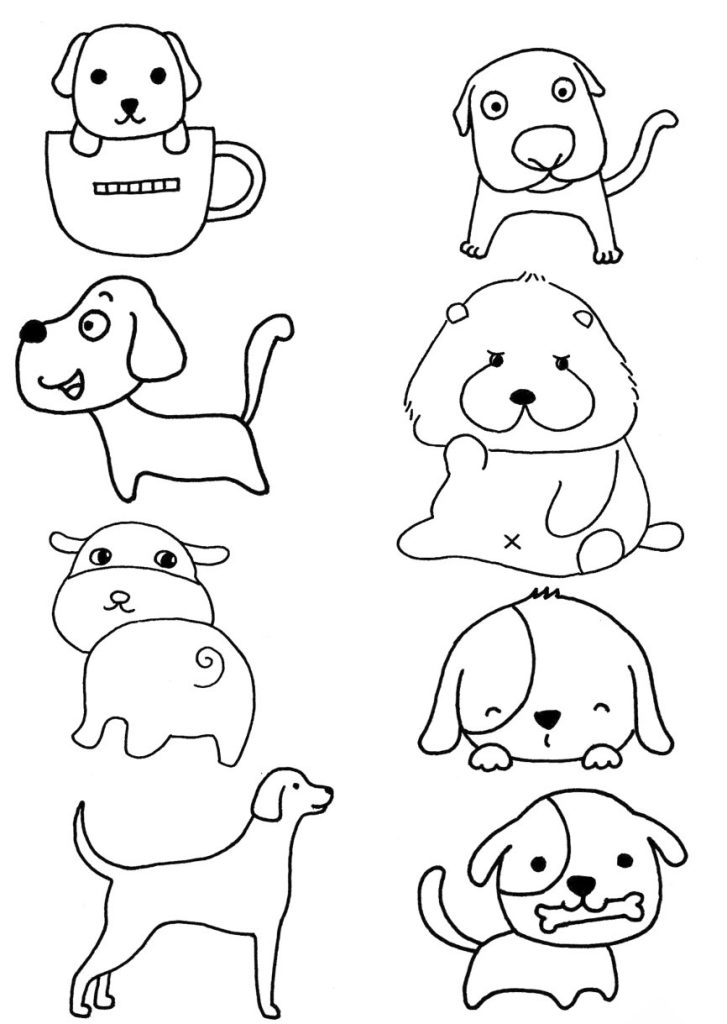 狗狗简笔画