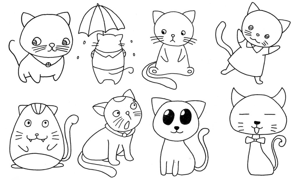 猫咪简笔画