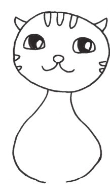 猫咪简笔画