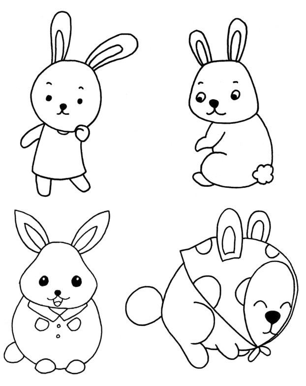 兔子简笔画