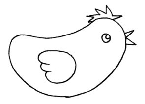 公鸡简笔画