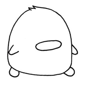 鸭子简笔画