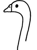 鹅简笔画