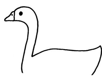 鹅简笔画