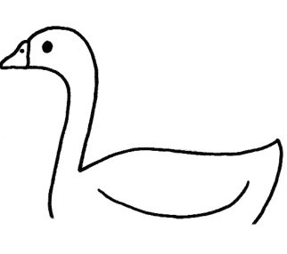 鹅简笔画