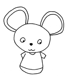 老鼠简笔画
