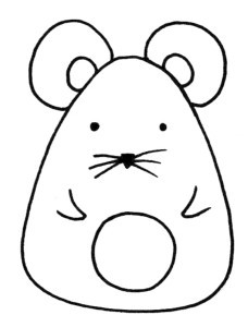 老鼠简笔画