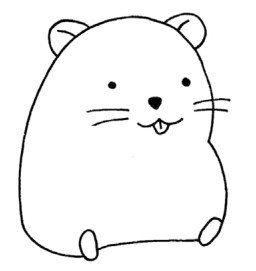 仓鼠简笔画