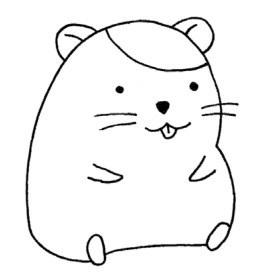 仓鼠简笔画