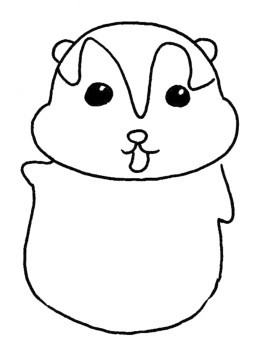 仓鼠简笔画