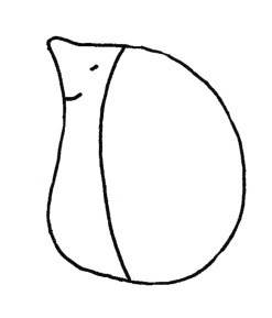 刺猬简笔画