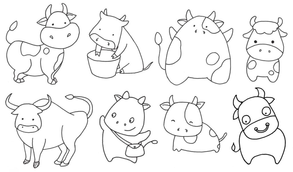 牛简笔画