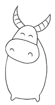 水牛简笔画