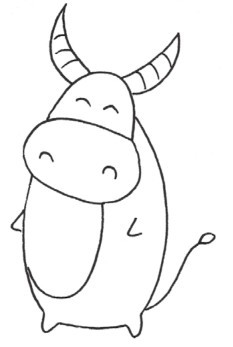 水牛简笔画