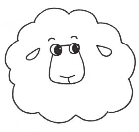 绵羊简笔画