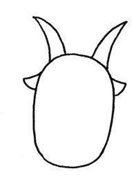 山羊简笔画