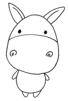 驴简笔画