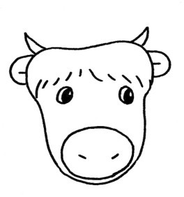 牦牛简笔画 