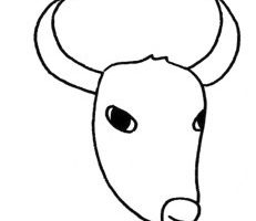 牦牛简笔画