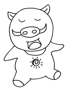野猪简笔画