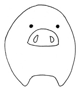 野猪简笔画