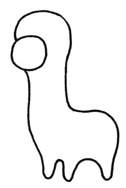 羊驼简笔画