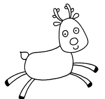 鹿简笔画