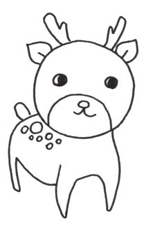 鹿简笔画