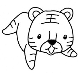 老虎简笔画