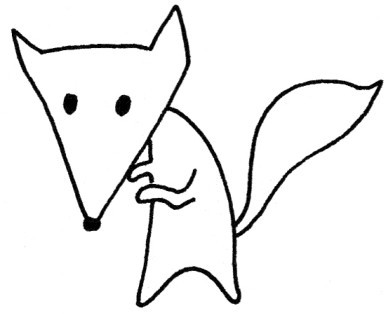 狐狸简笔画
