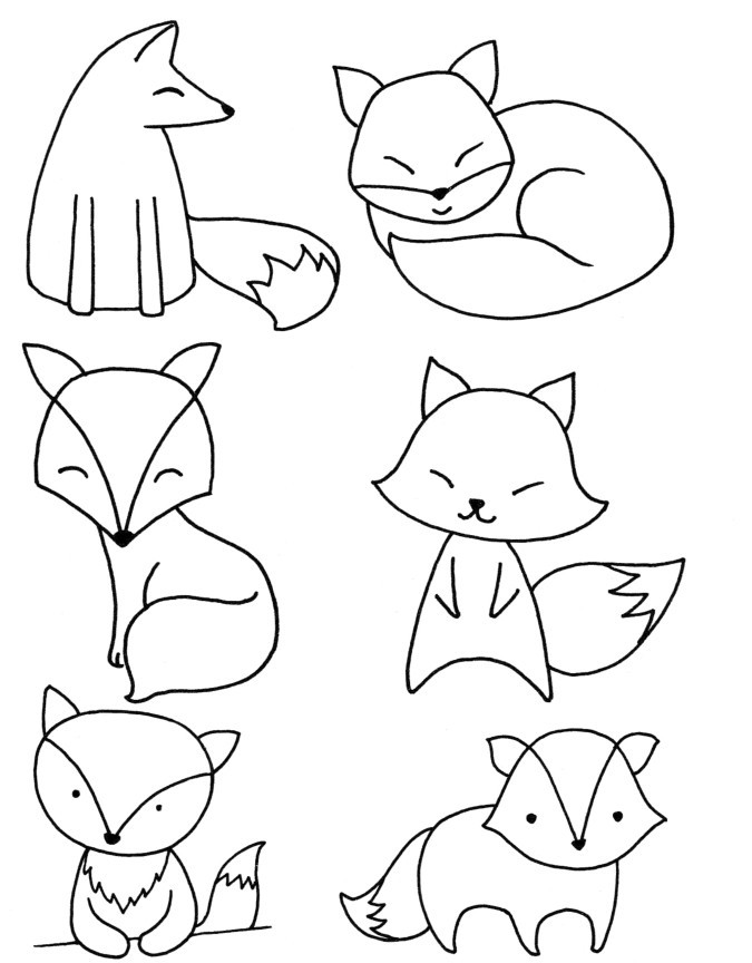 狐狸简笔画